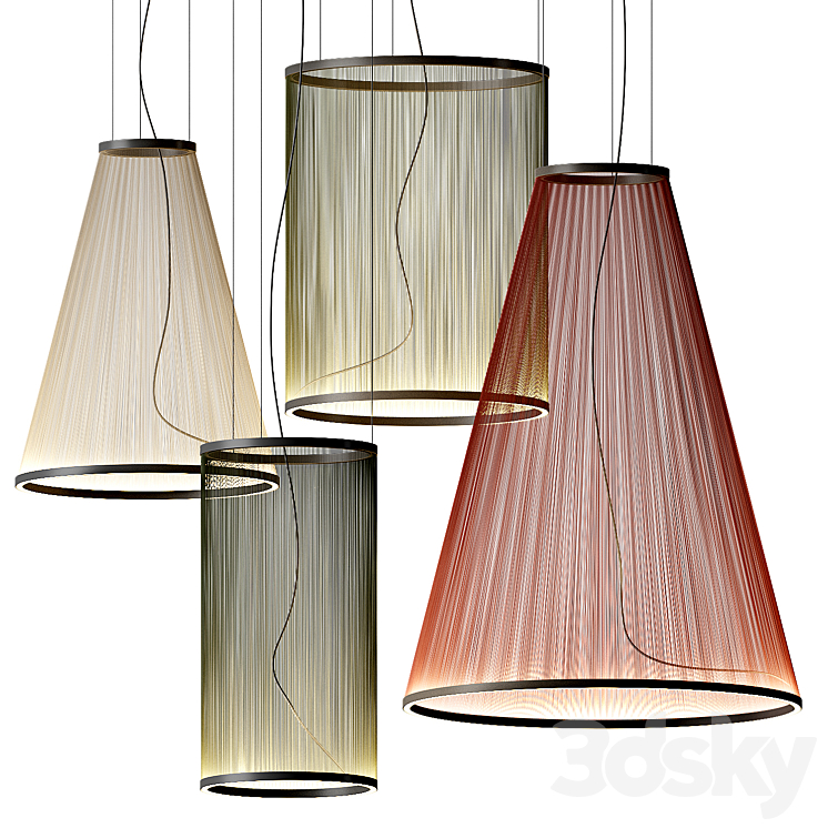 Vibia Array Pendant Lamp - Pendant light - 3D model