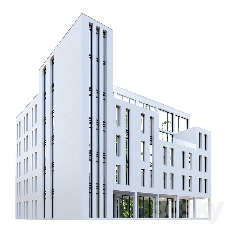 Pro7 Building Building 03 - Building - 3D model