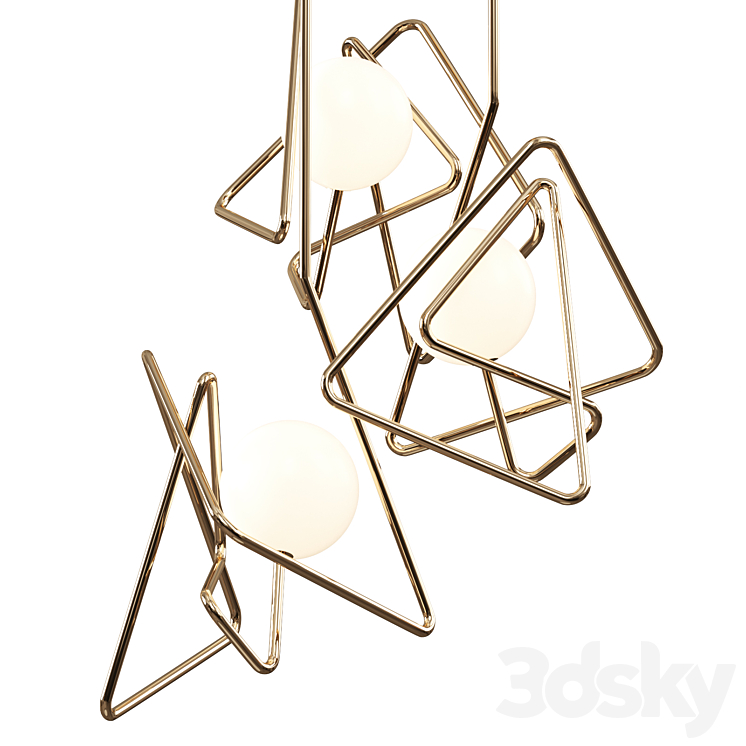 Pendant lamp Gibas Inciucio - Pendant light - 3D model