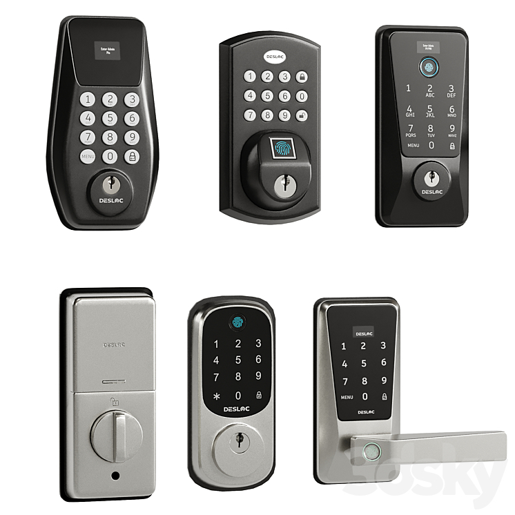 Customs Intercoms Intercom And Security Set 12 DESLOC Set - Miscellaneous - 3D model