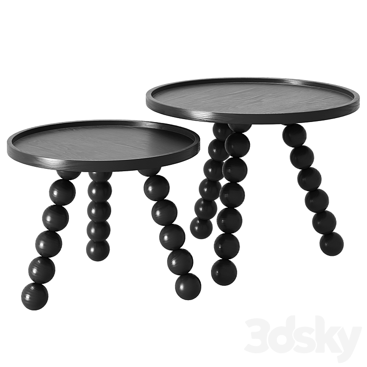 Ball String Tables - Table - 3D model