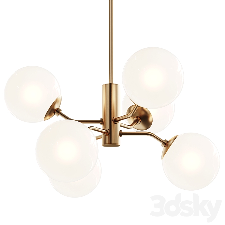 Estee Chandelier By Mitzi - Hudson Valley Lighting - Pendant light - 3D ...