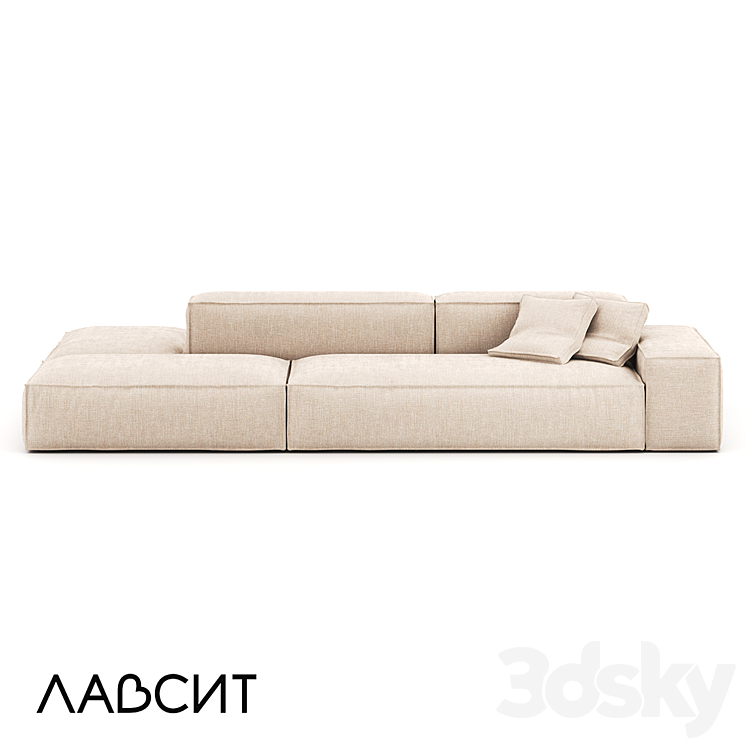 Davis reversible sofa - Sofa - 3D model